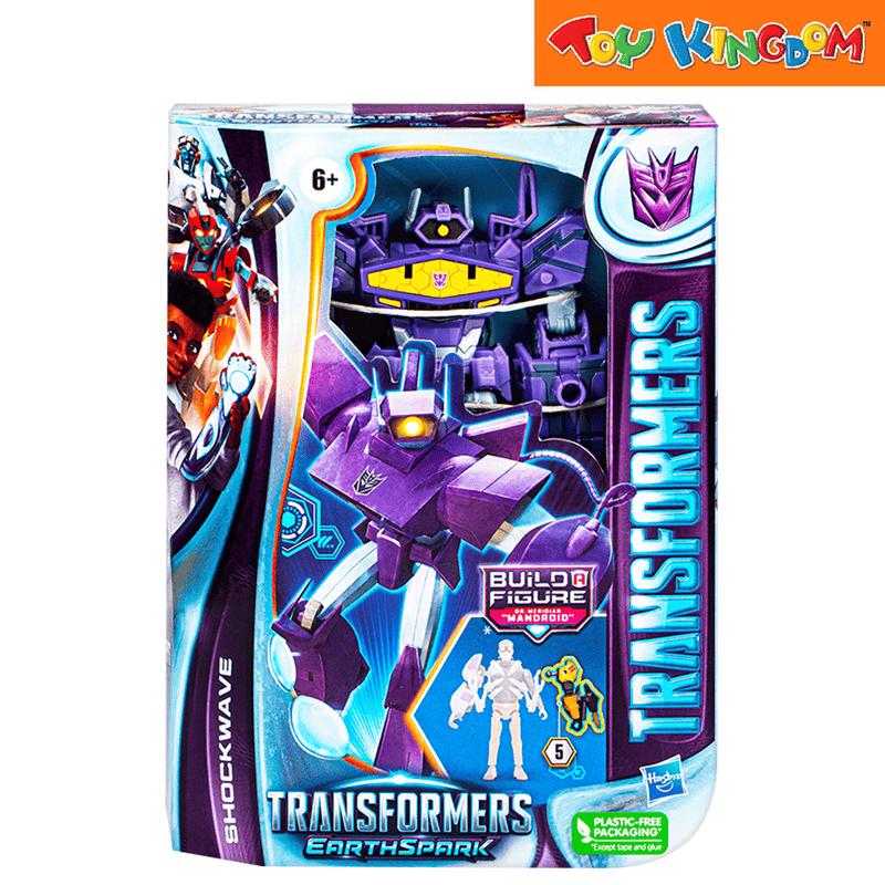 Transformers EarthSpark Deluxe Shockwave Action Figure