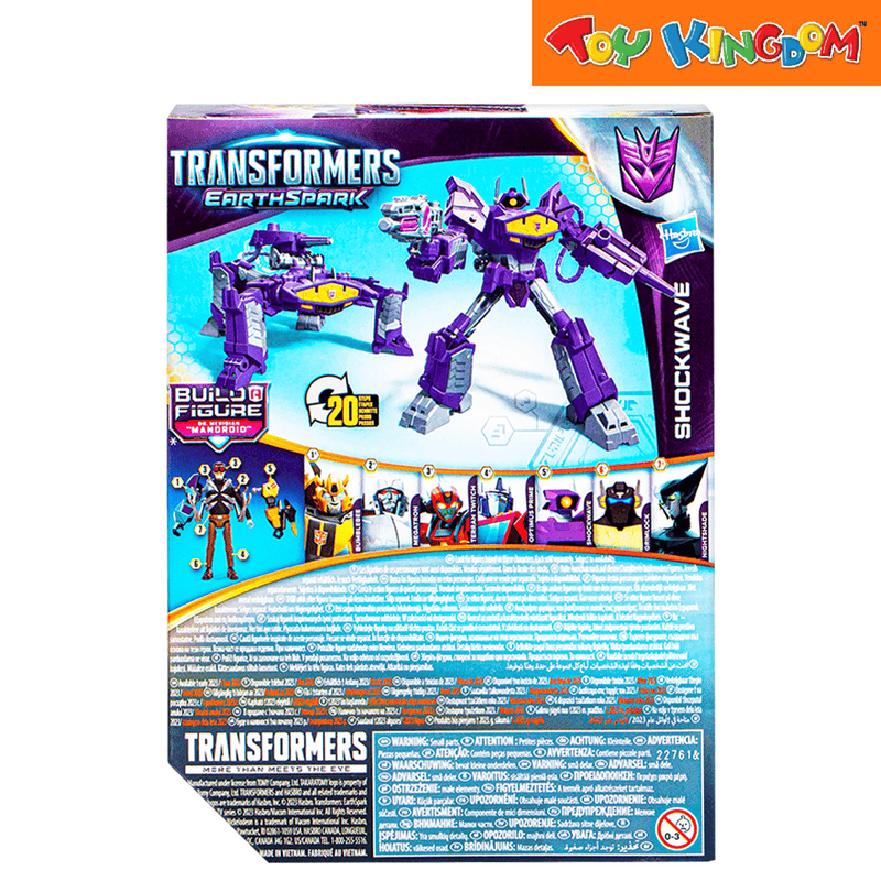 Transformers EarthSpark Deluxe Shockwave Action Figure