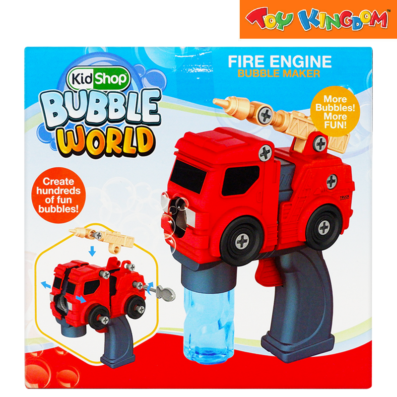 KidShop Fire Engine Bubble Maker Blaster