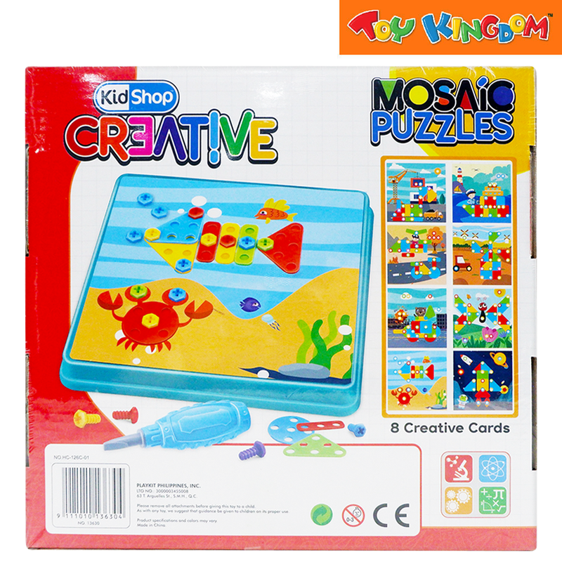 KidShop Creative Pad Mosaic Red Puzzles