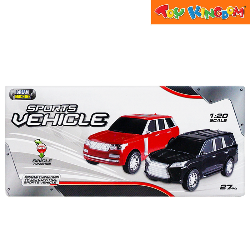 Dream Machine 1 20 Sports Vehicle Red Remote Control Car