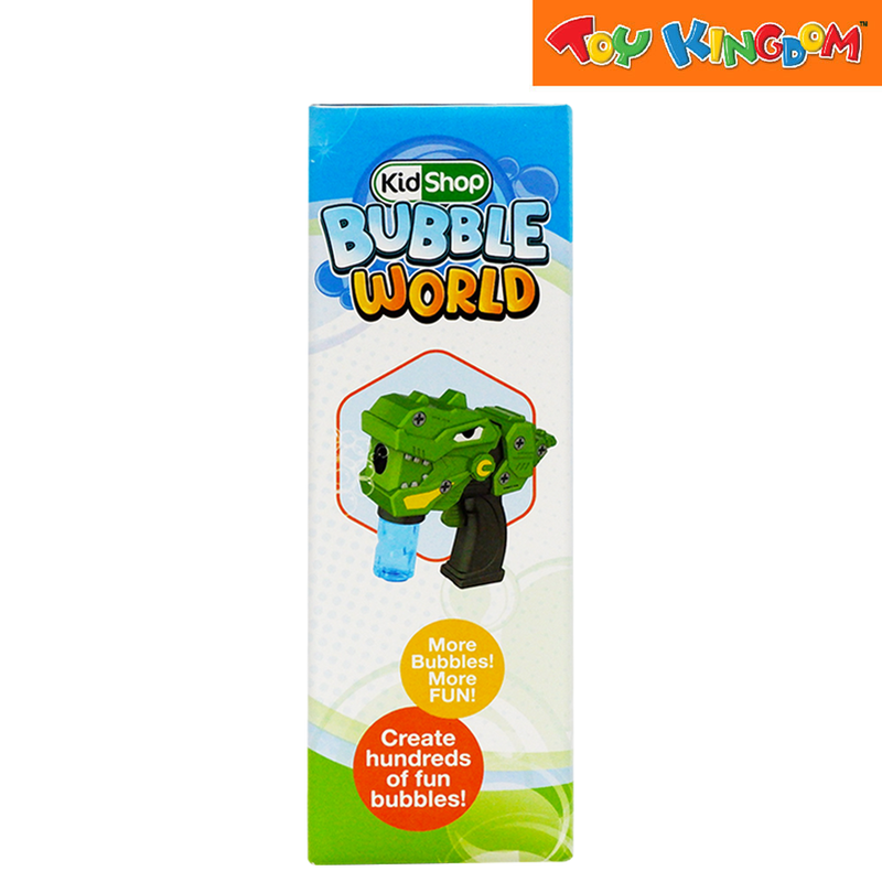 KidShop Dino Robot Bubble Maker Green Blaster