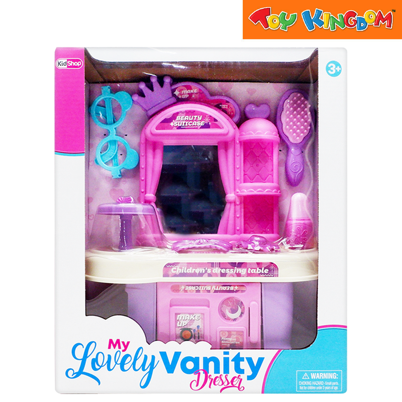 KidShop My Lovely Vanity Dresser Pink Playset