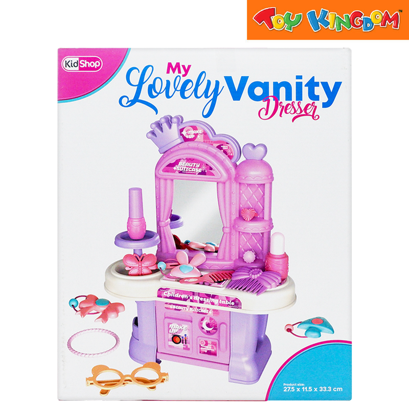 KidShop My Lovely Vanity Dresser Brown Playset