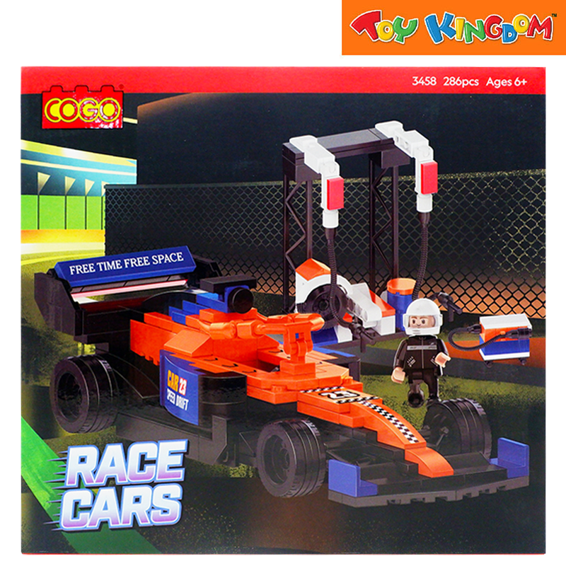Cogo Race Cars Speed Drift 286pcs Building Blocks