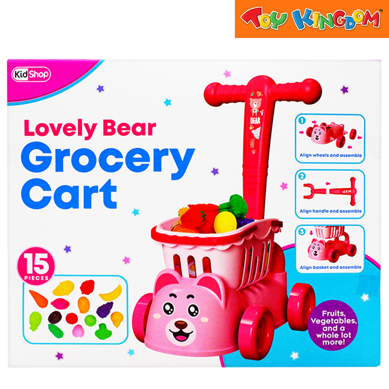 KidShop Lovely Bear Grocery Cart Playset