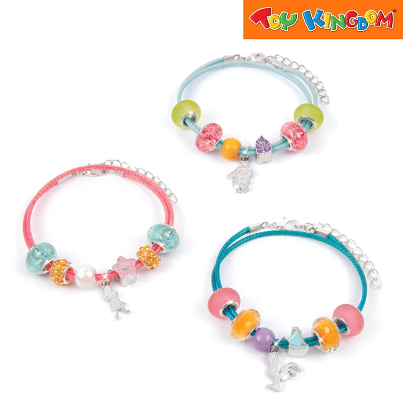 Make It Real Disney Princess Moana Jewels & Gems 21pcs Beads And Charms Kit