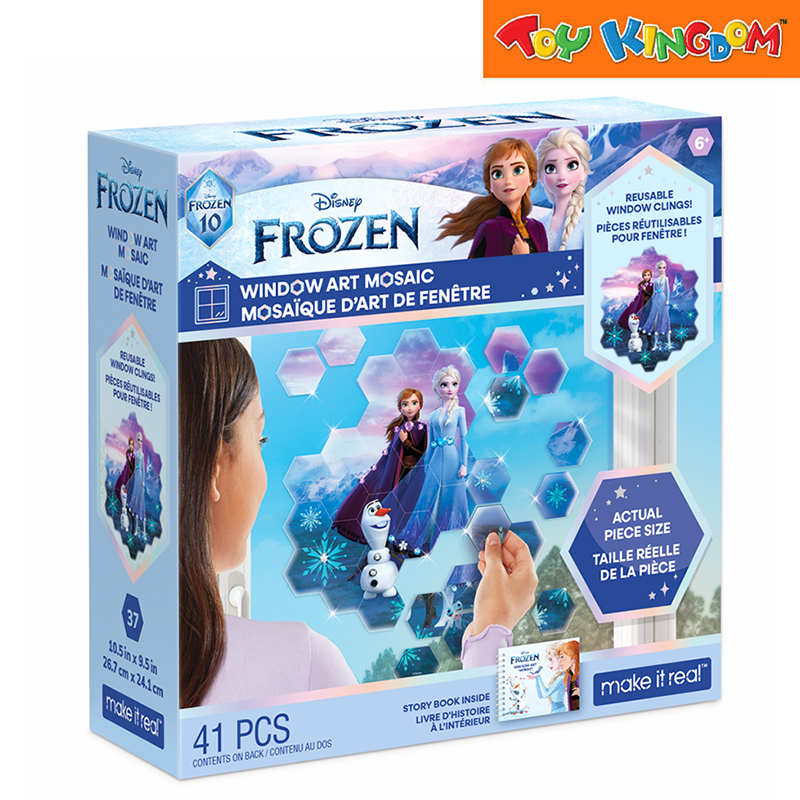 Make It Real Disney Frozen 41pcs Window Art Mosaic