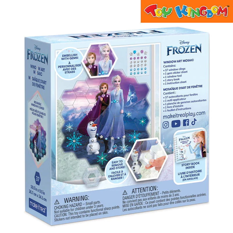Make It Real Disney Frozen 41pcs Window Art Mosaic