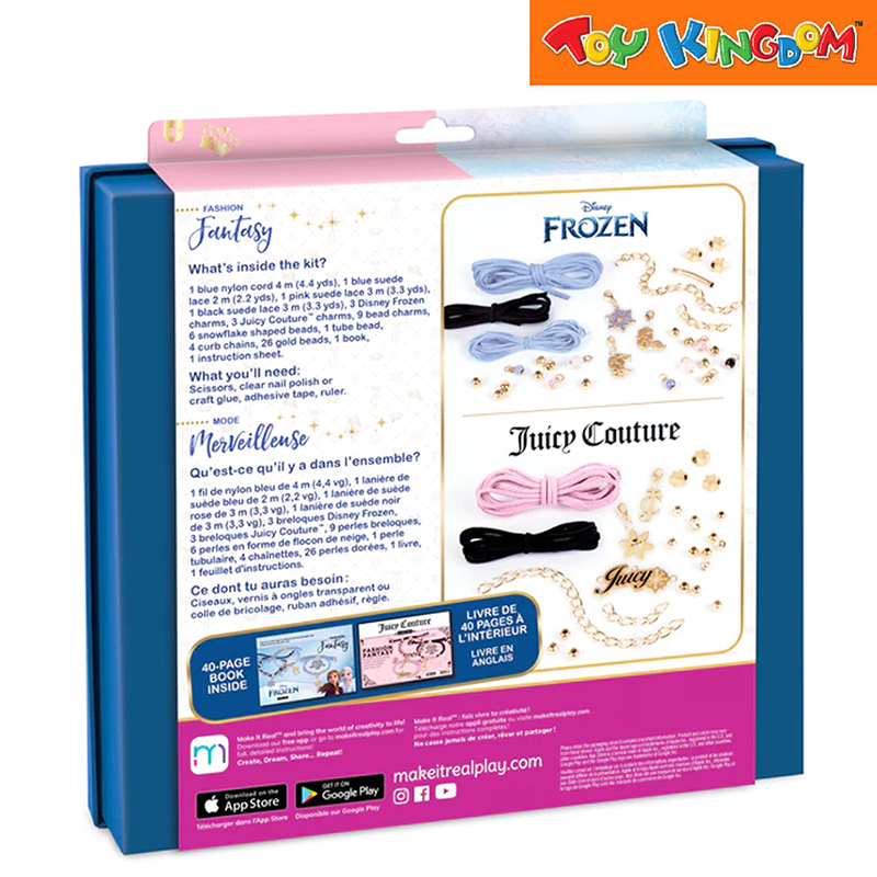 Make It Real Disney Frozen 58pcs Juicy Couture Fashion Fantasy