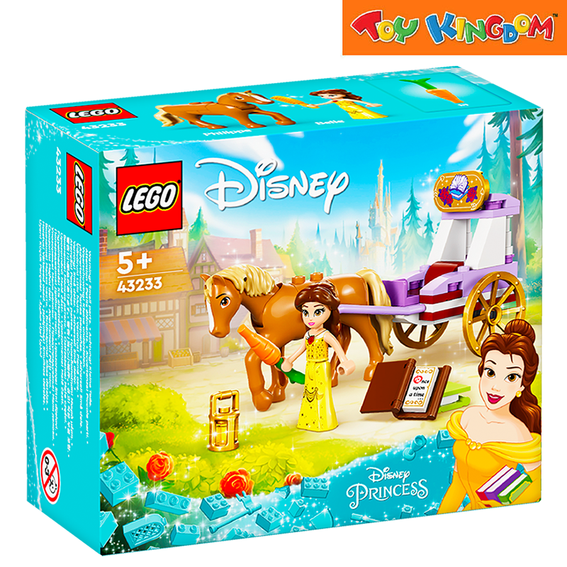 Lego 43233 Disney Princess Belle's Storytime Horse Carriage 62pcs Building Blocks