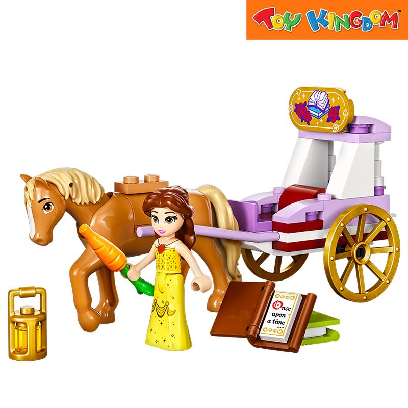 Lego 43233 Disney Princess Belle's Storytime Horse Carriage 62pcs Building Blocks