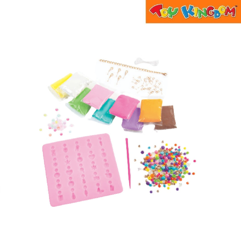 Make It Real Bringing Creativity To Life Clay Charm DIY Jewelry Kit 279pcs