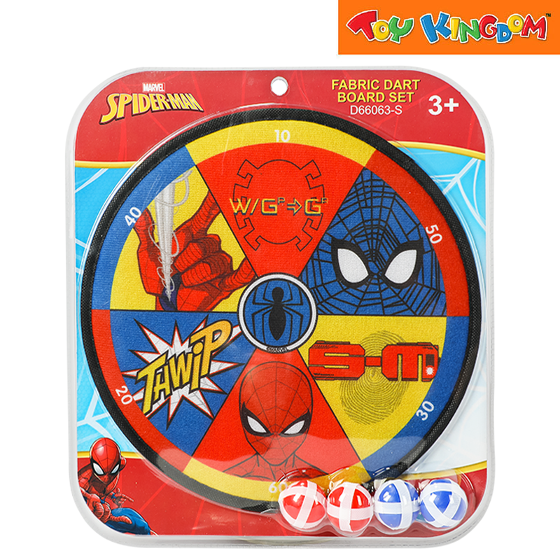 Disney Marvel Spider-Man Fabric Dart Board Set