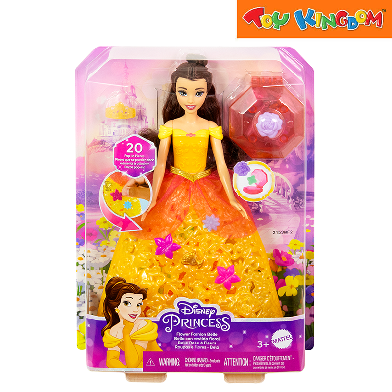 Disney Princess Belle Flower Fashion Doll