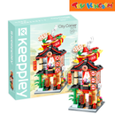 Keeppley City Corner Hotpot Restaurant Building Set