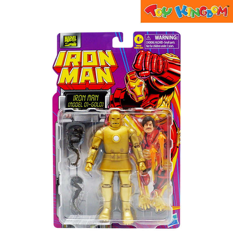 Marvel Comics Iron Man Model 01 Gold Action Figure