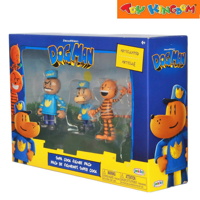 Dog Man Supa Cool Figure Pack