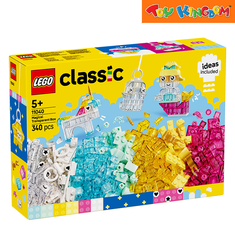 Lego Classic 11040 Magical Transparent Box 2025 340pcs Building Blocks