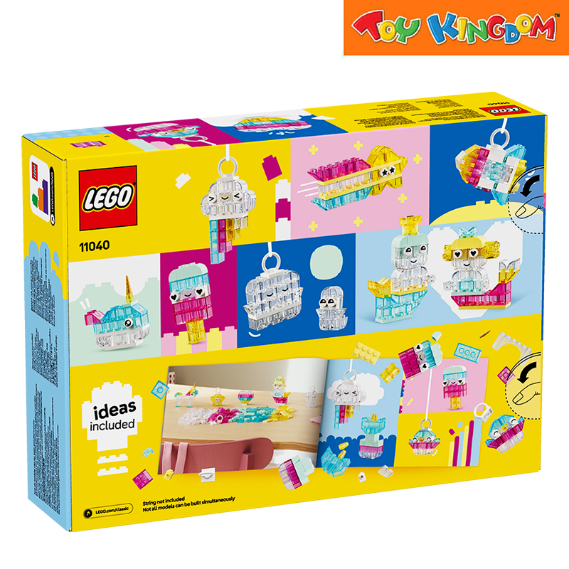 Lego Classic 11040 Magical Transparent Box 2025 340pcs Building Blocks