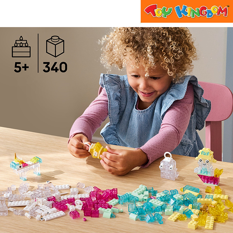 Lego Classic 11040 Magical Transparent Box 2025 340pcs Building Blocks