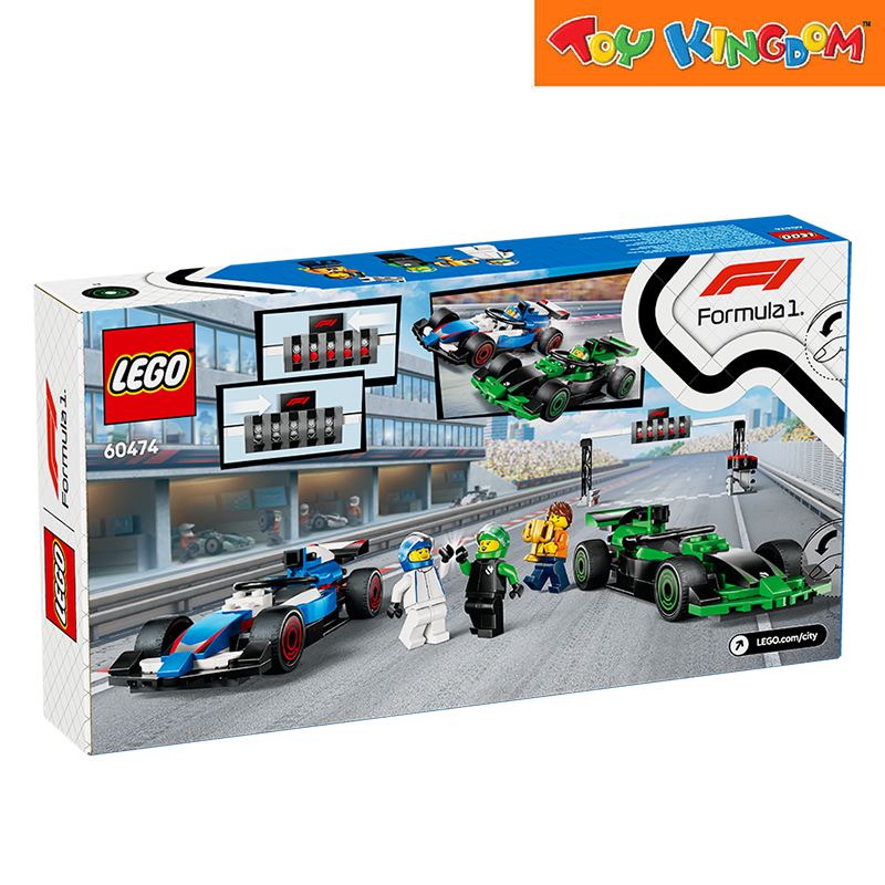 Lego City 60474 F1® Grid with VCARB Sauber Race Cars 2025 313pcs Bui