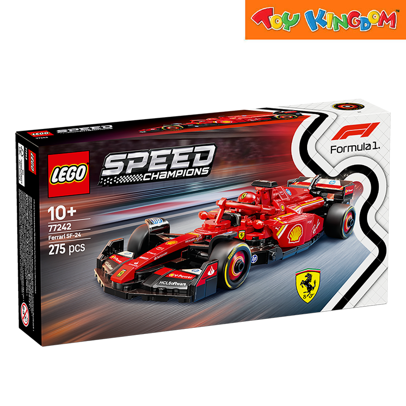 Lego Speed Champions 77242 Ferrari SF-24 F1® Race Car 2025 275pcs Building Blocks