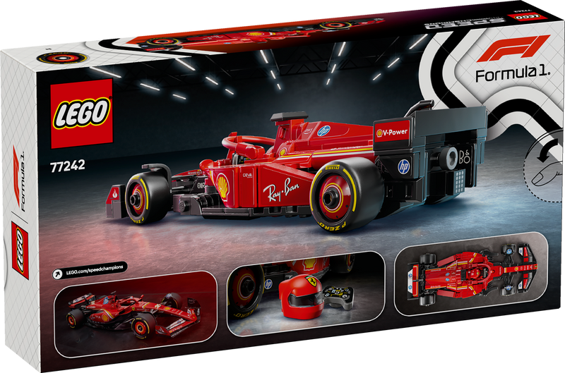 Lego Speed Champions 77242 Ferrari SF-24 F1® Race Car 2025 275pcs Building Blocks