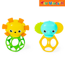 Kids II Bright Starts Soother Pals Easy-Grasp Teether Toys