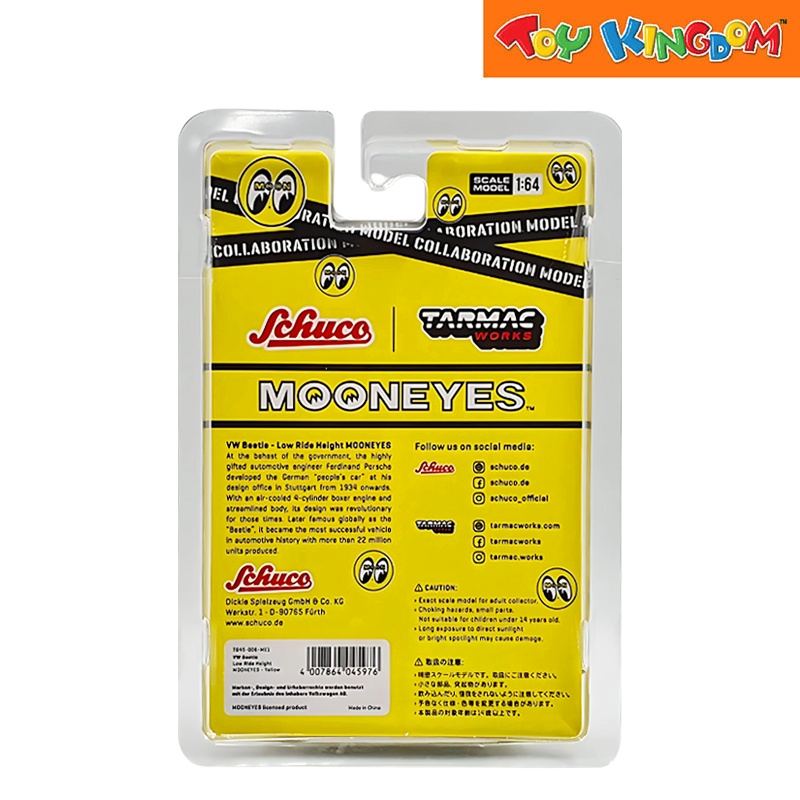 Tarmac Works Volkswagen Beetle Low Ride Height MOONEYES Car Model