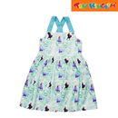 Disney Frozen Anna and Elsa All Over Print Dress