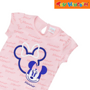 Disney Minnie Mouse Puff Sleeve Printed Minnie Mouse Blouse