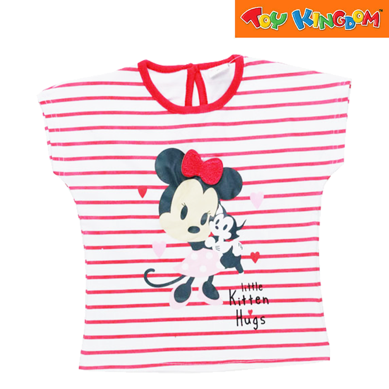 Disney Minnie Mouse Little Kitten Hugs Blouse