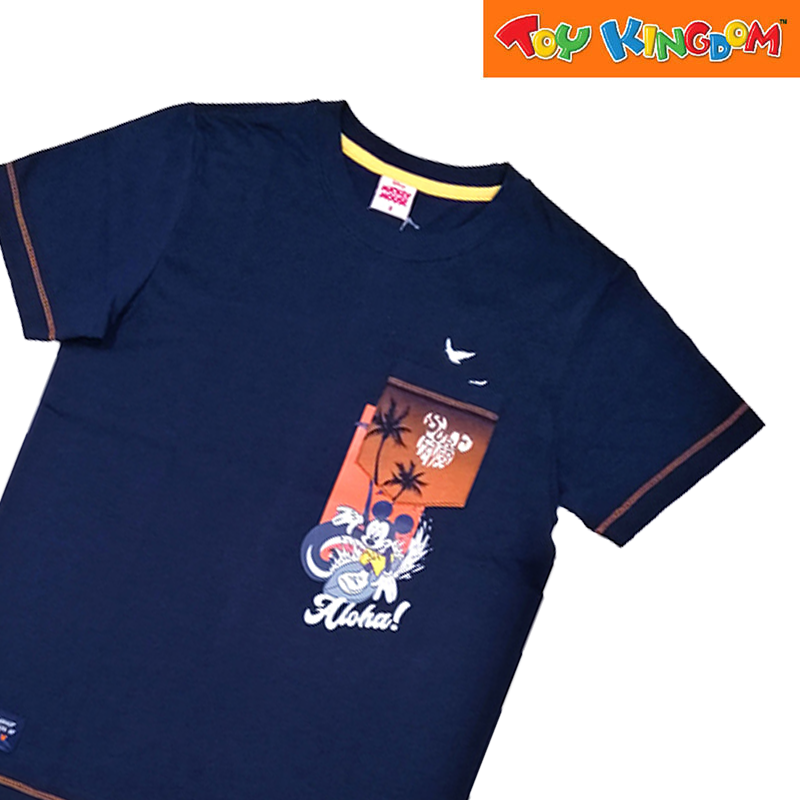Disney Mickey Mouse Surf Fever Shirt with Pocket