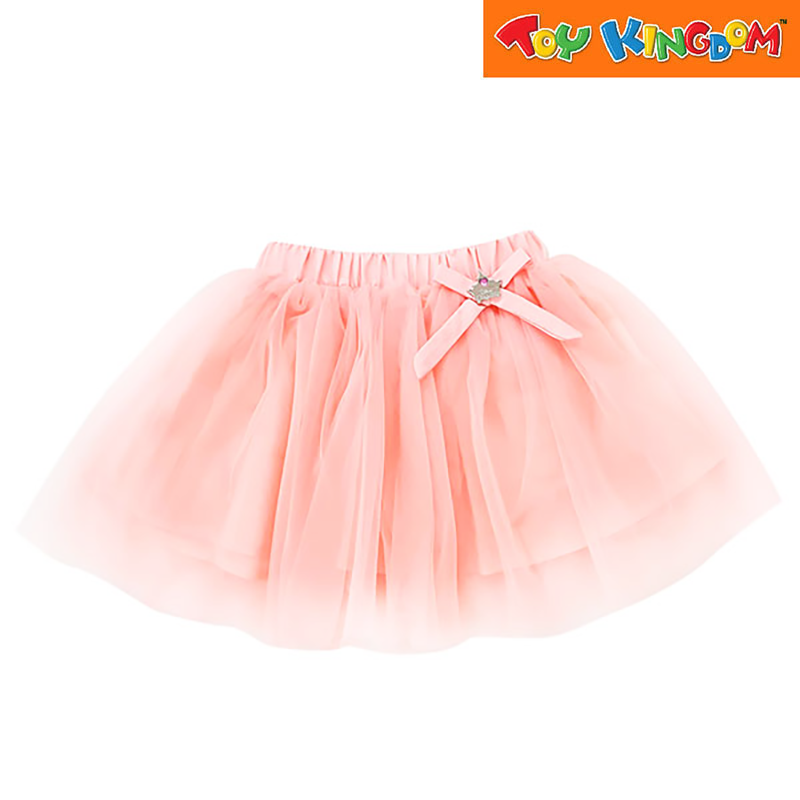 Disney Princess Belle Tutu Skirt with Bow and Metal Crown