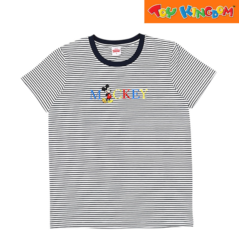 Disney Mickey Mouse Stripe T-Shirt