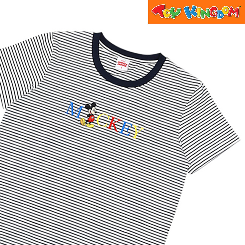 Disney Mickey Mouse Stripe T-Shirt