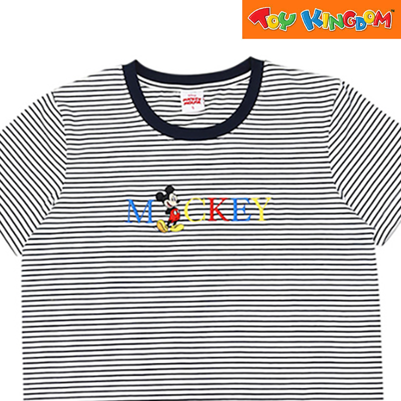 Disney Mickey Mouse Stripe T-Shirt