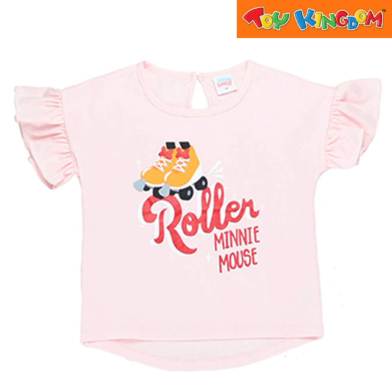 Disney Minnie Mouse Pearl Round Neck Shirt