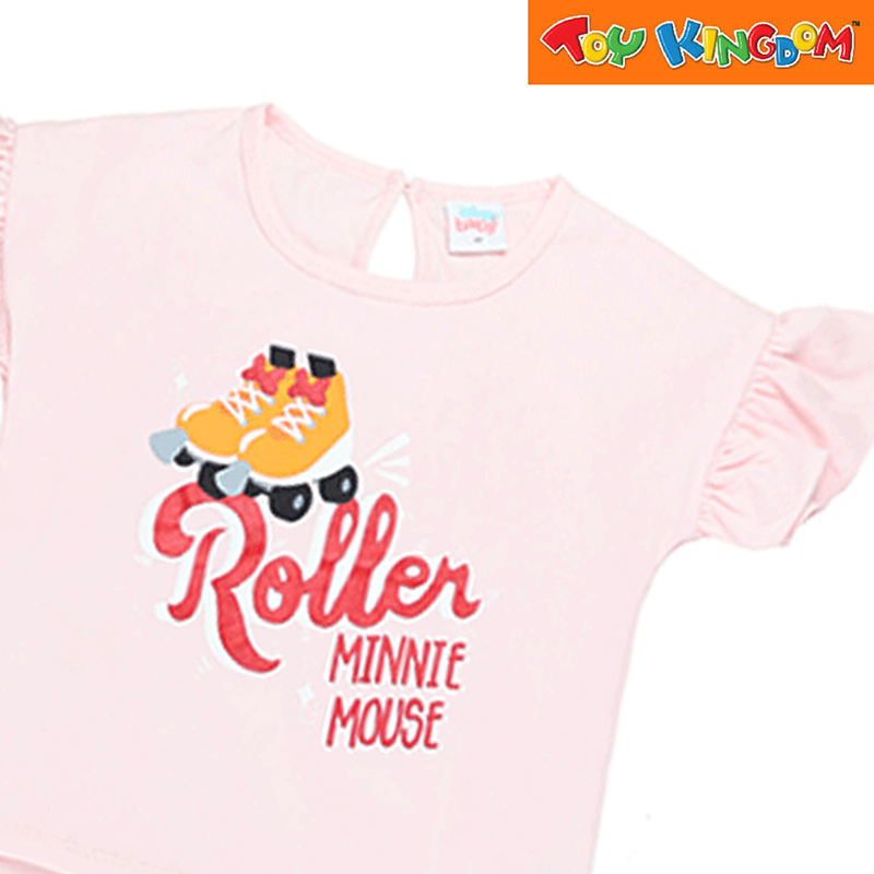 Disney Minnie Mouse Pearl Round Neck Shirt
