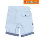 Disney Mickey Mouse Stripe Airy Blue / White Short