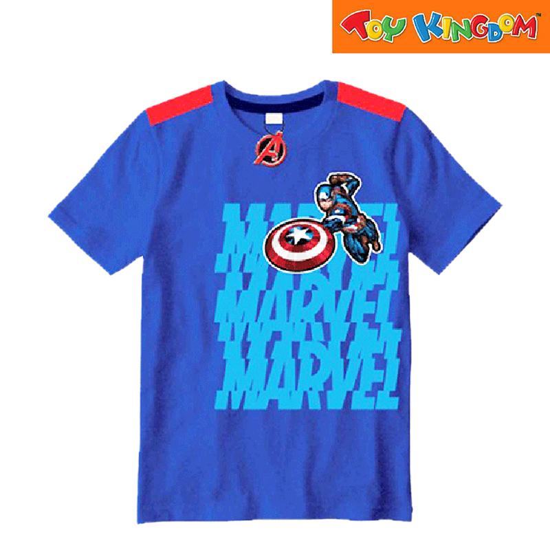 Marvel Avengers Captain America Round Neck T-Shirt