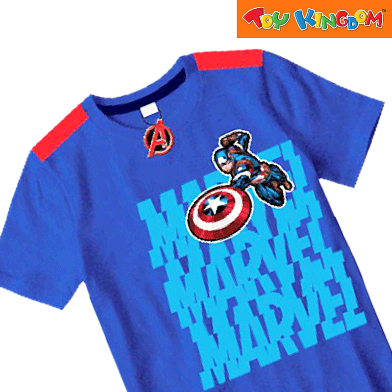 Marvel Avengers Captain America Round Neck T-Shirt