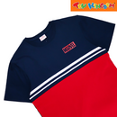 Marvel Avengers Navy Blue/Red Round Neck Shirt