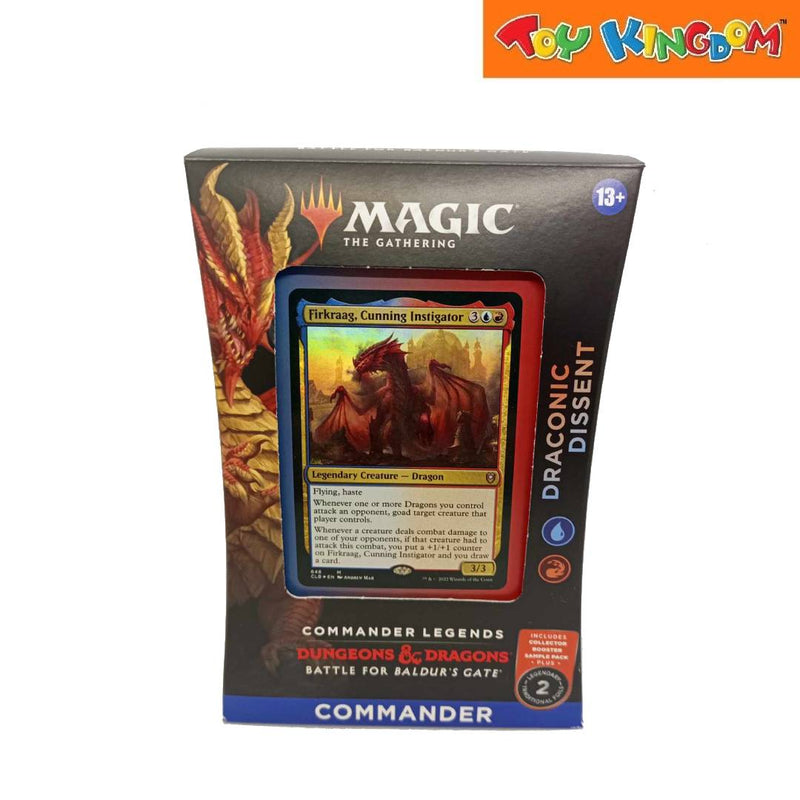 Magic The Gathering Bladur's Gate Commander Deck Dragonic Dissent