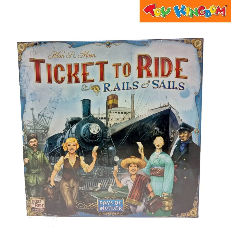 Asmodee Days of Wonder Ticket To Ride Rails And Sails