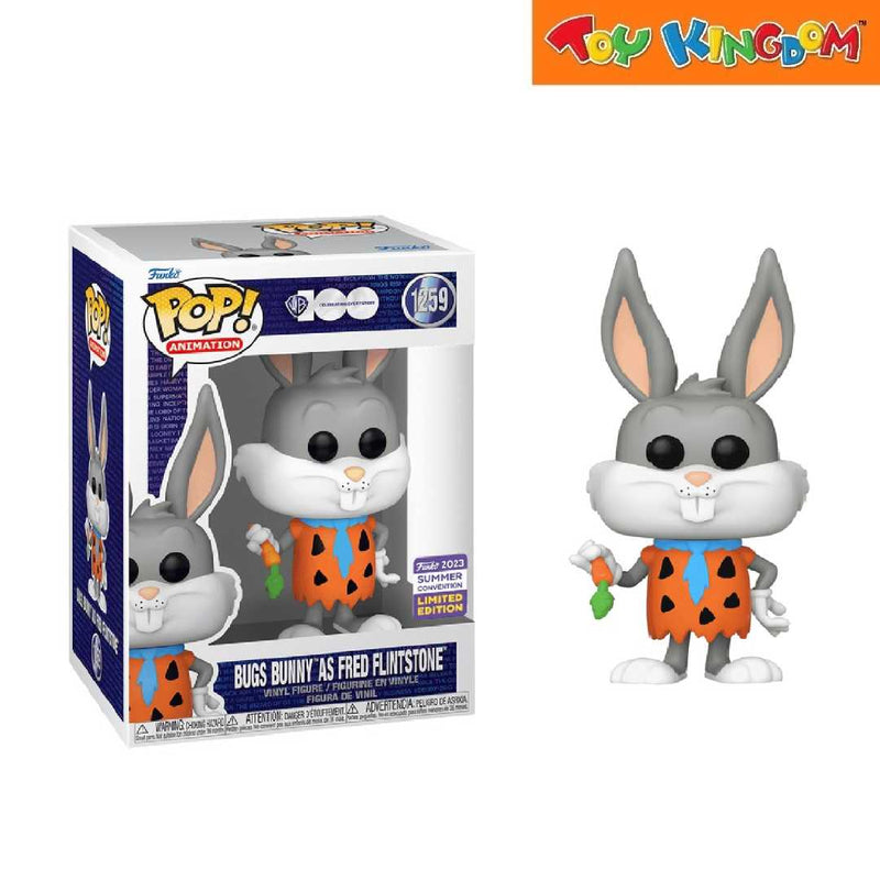 Funko Pop! Animation WB 100 Bugs Bunny As Fred Flintstone Action Figure