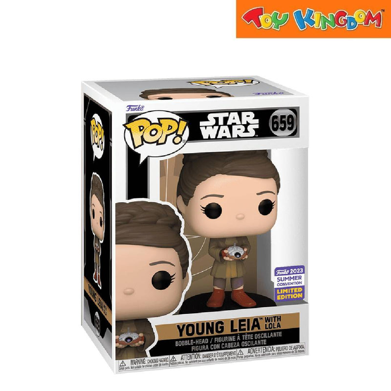 Funko Pop! Star Wars Young Leia With Lola Action Figure
