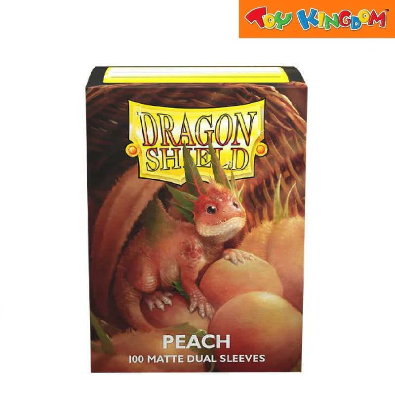 Arcane Tinmen Dragon Shield Peach 100 Matte Dual Sleeves