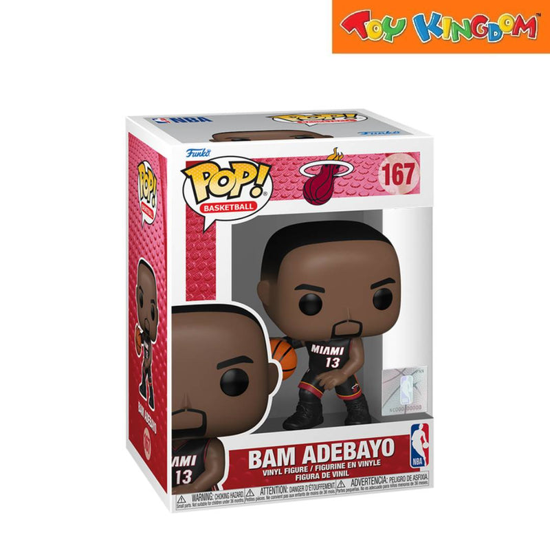 Funko Pop! Basketball Miami 13 NBA Bam Adebayo Vinyl Figure